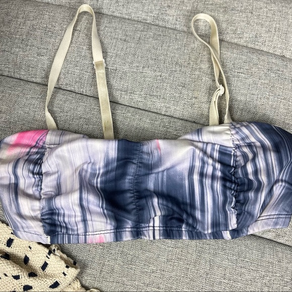 Lululemon multicolor swim top bandeau sz 4 - Picture 5 of 6